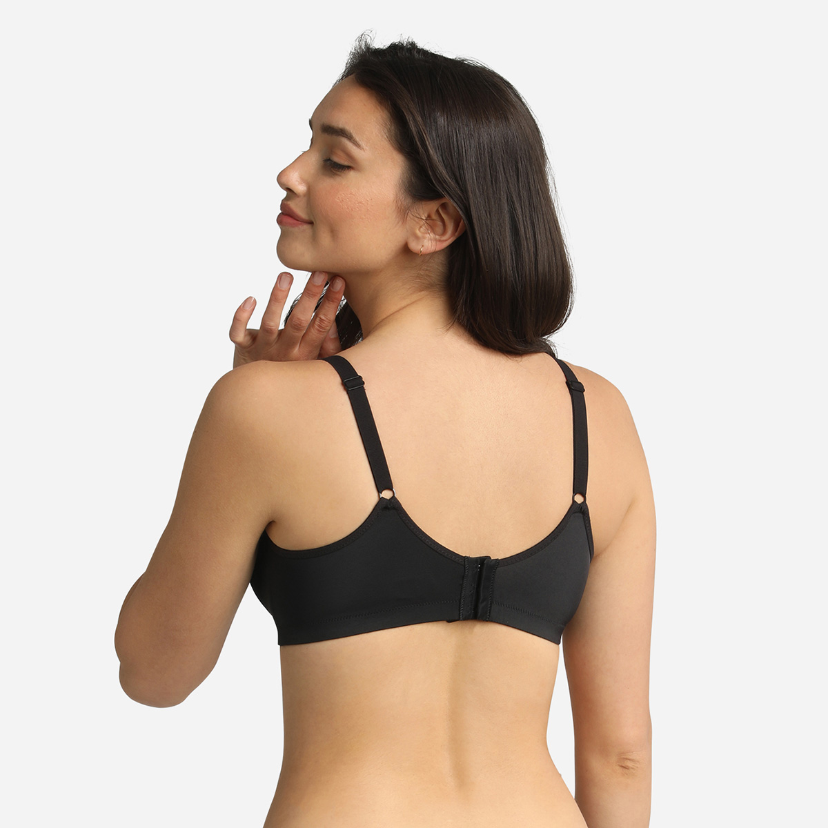 Soft Cup Bra in Black - Essential Support, , PLAYTEX