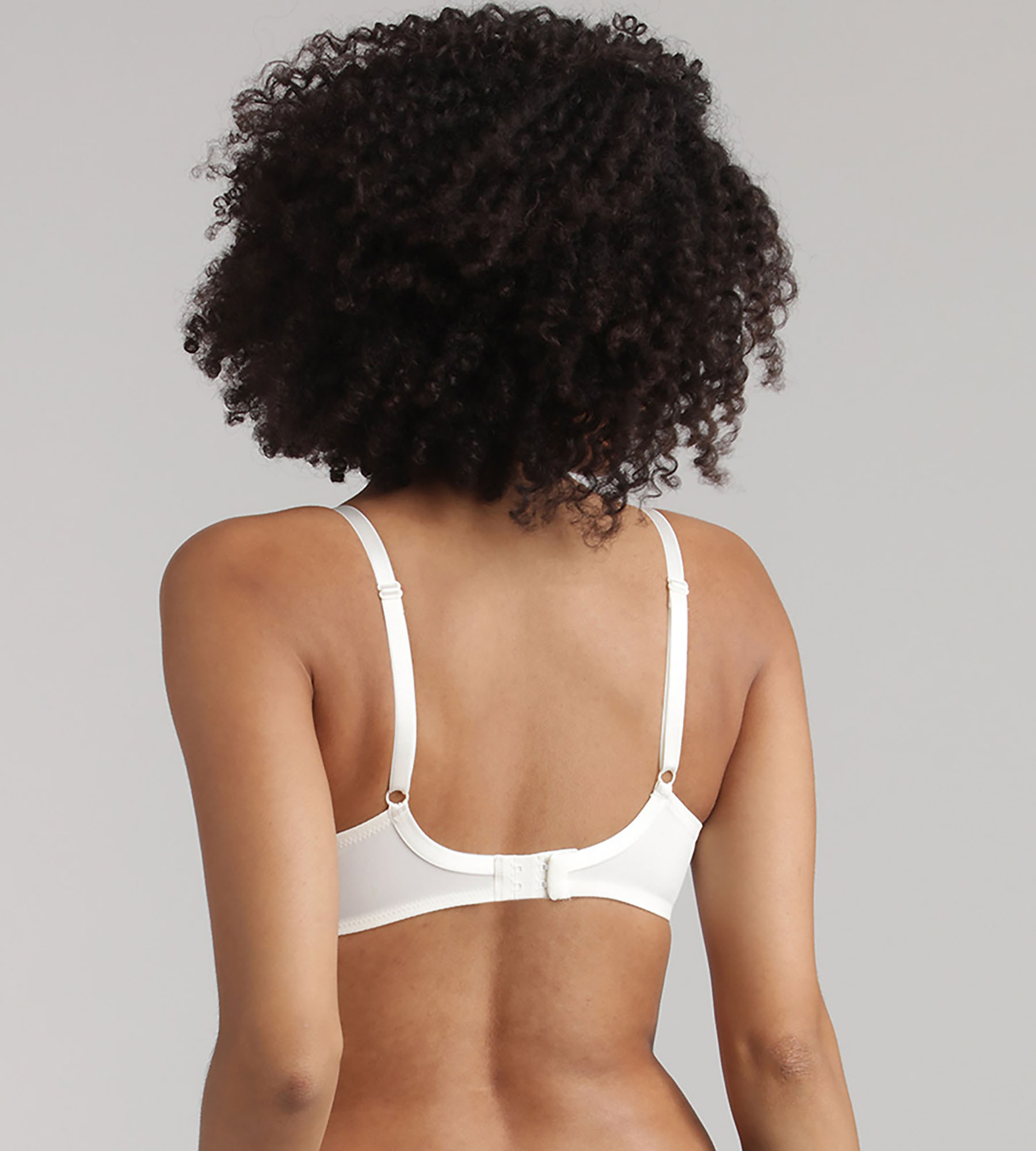 Full Cup Underwired Bra in Ivory - Satiny Micro-Support, , PLAYTEX