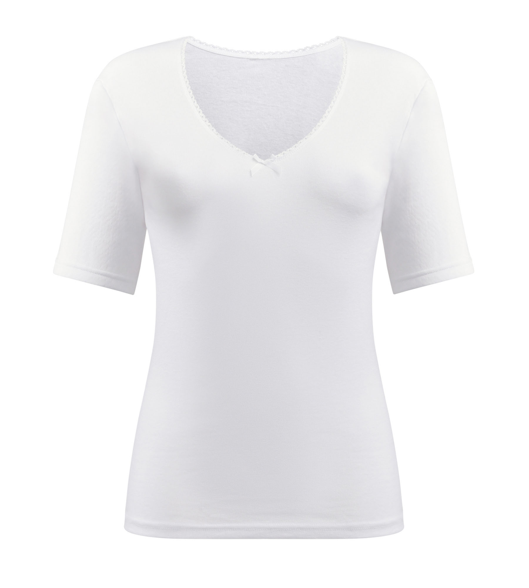 Camiseta de manga corta blanca Thermal Classic, , PLAYTEX