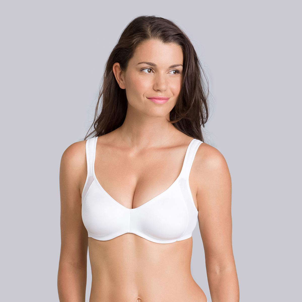 Minimiser bra in white - Expert in Silhouette, , PLAYTEX
