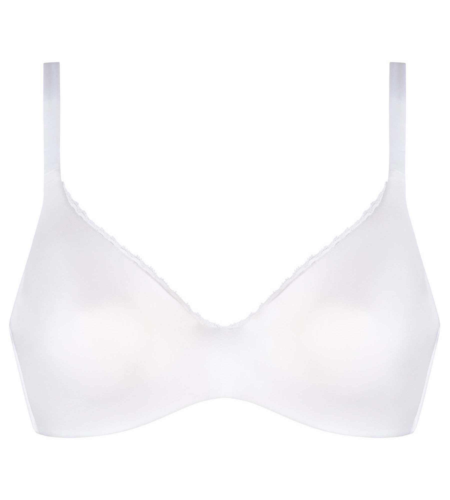 Full cup bra with removable underwires in white - 24h Absolute Soft